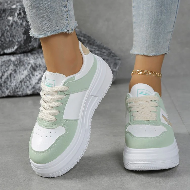 Damen Plateau-Sneaker mit modischer Sohle und komfortabler Dämpfung Heidi Mode - Image 6