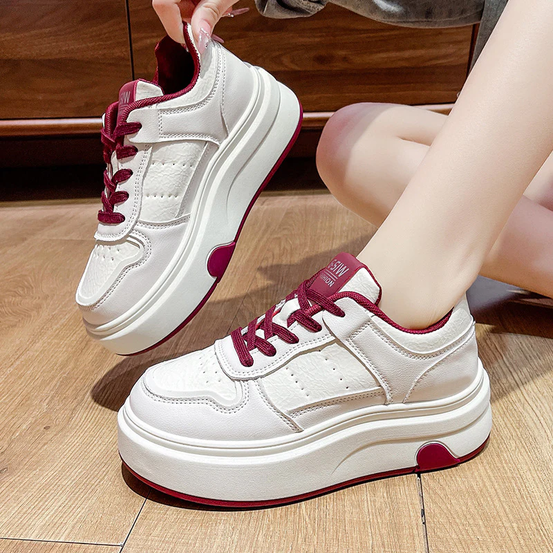 Damen Plateau-Sneaker mit trendiger Silhouette und bequemer Dämpfung Heidi Mode - Image 4