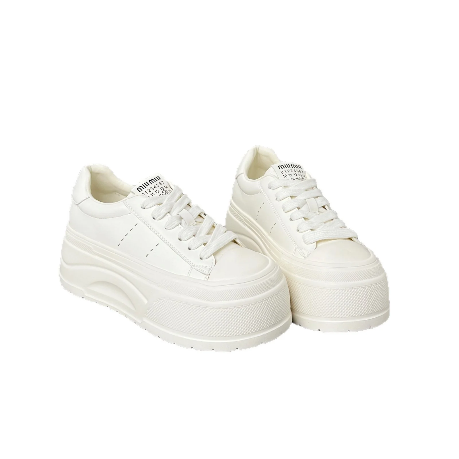 Damen Plateau-Sneaker mit verstärkter Laufsohle und atmungsaktivem Obermaterial Heidi Mode - Image 5