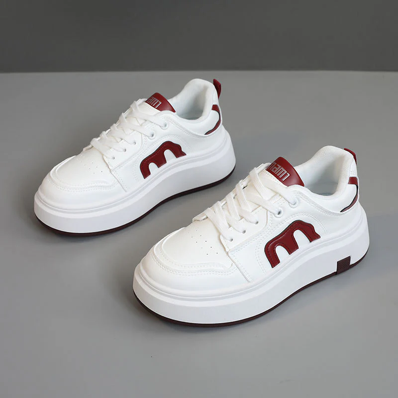 Damen Plateau Sneakers mit modernem Design und bequemer Dämpfung Heidi Mode - Image 6