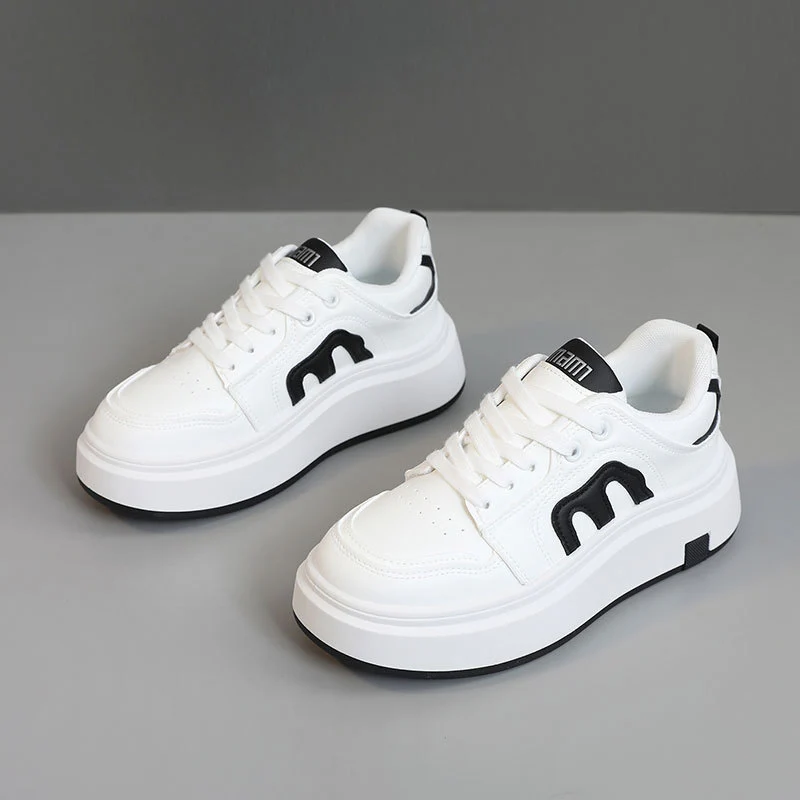 Damen Plateau Sneakers mit modernem Design und bequemer Dämpfung Heidi Mode - Image 8