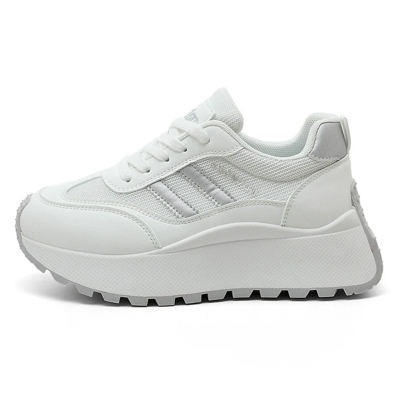 Damen Plateau Sneakers mit stilvollem Design und dämpfender Laufsohle Heidi Mode - Image 6