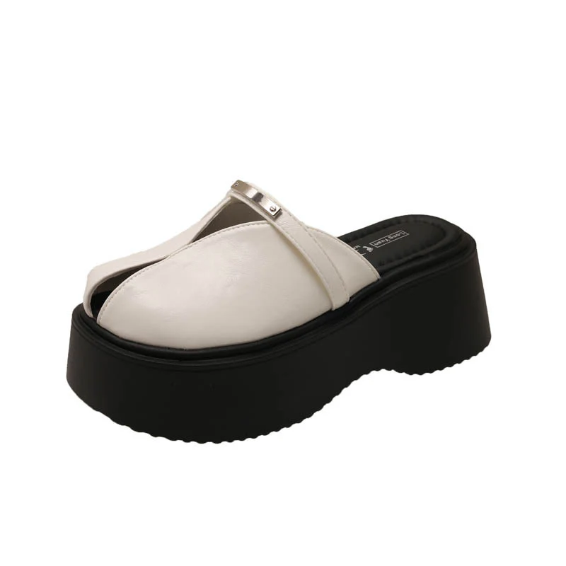 Damen Plateausandalen mit elegantem Riemendesign Heidi Mode - Image 4