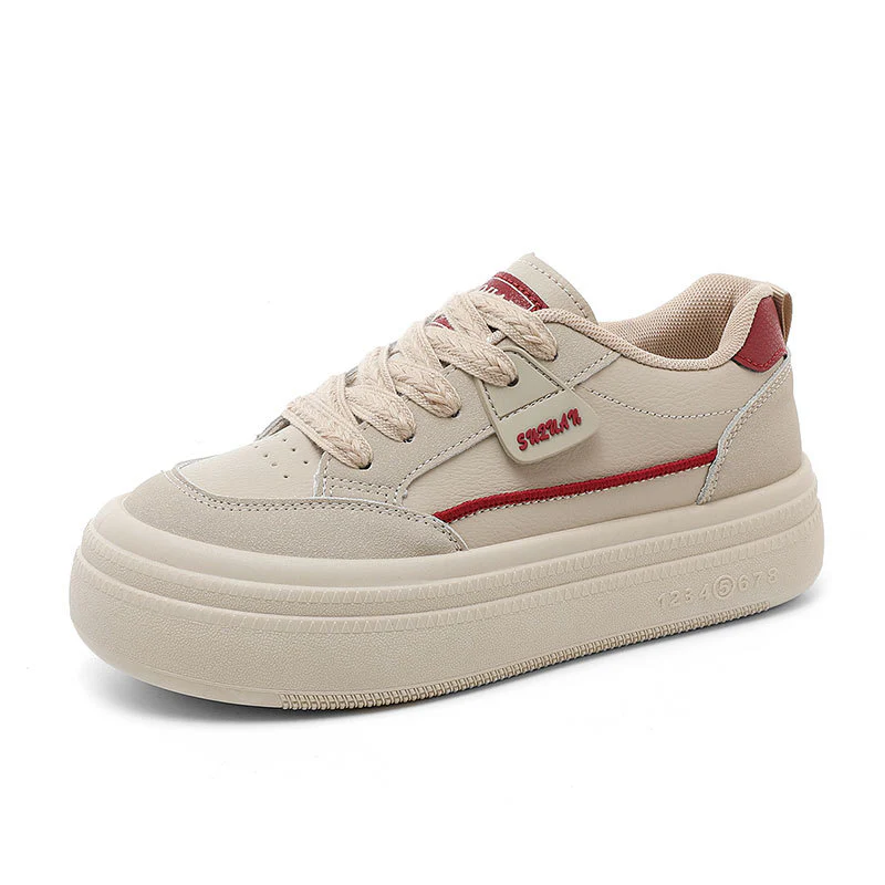 Damen Plateausneaker mit sportlicher Polsterung und modischem Design Heidi Mode
