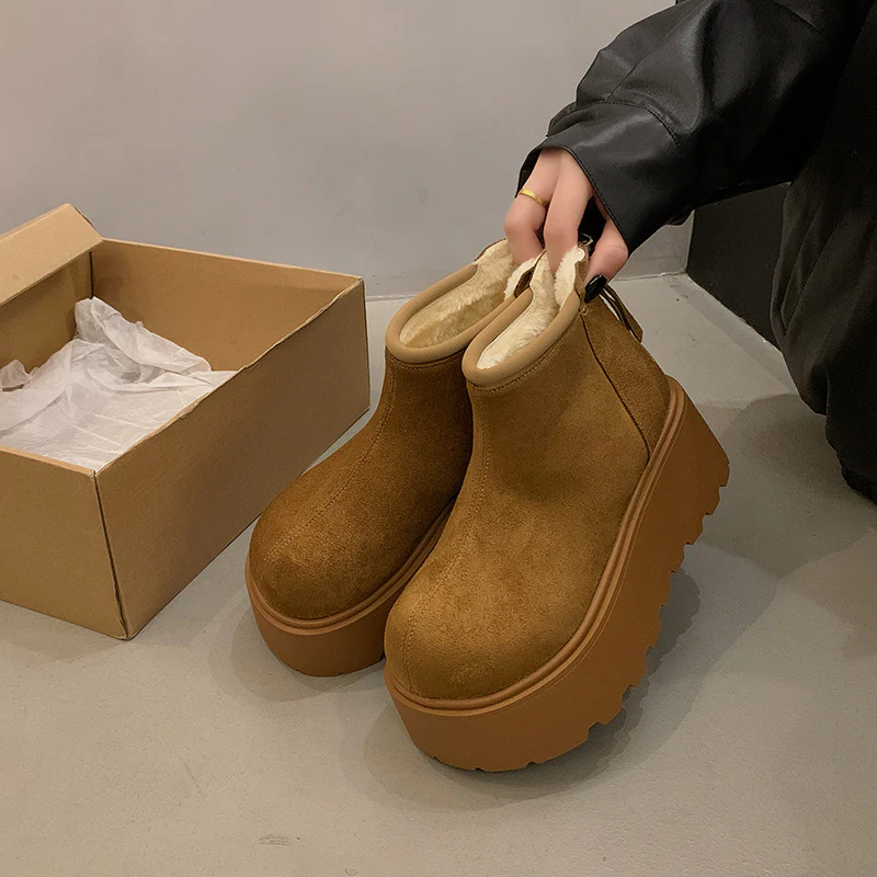 Damen Platform-Stiefelette mit kuscheligem Innenfutter Heidi Mode - Image 2