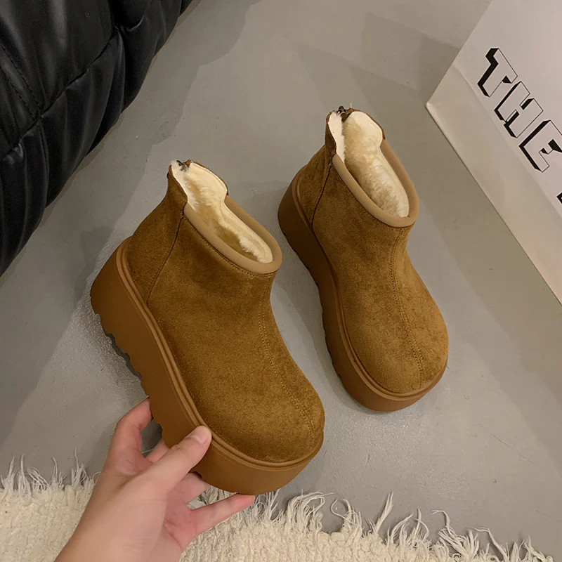 Damen Platform-Stiefelette mit kuscheligem Innenfutter Heidi Mode - Image 3