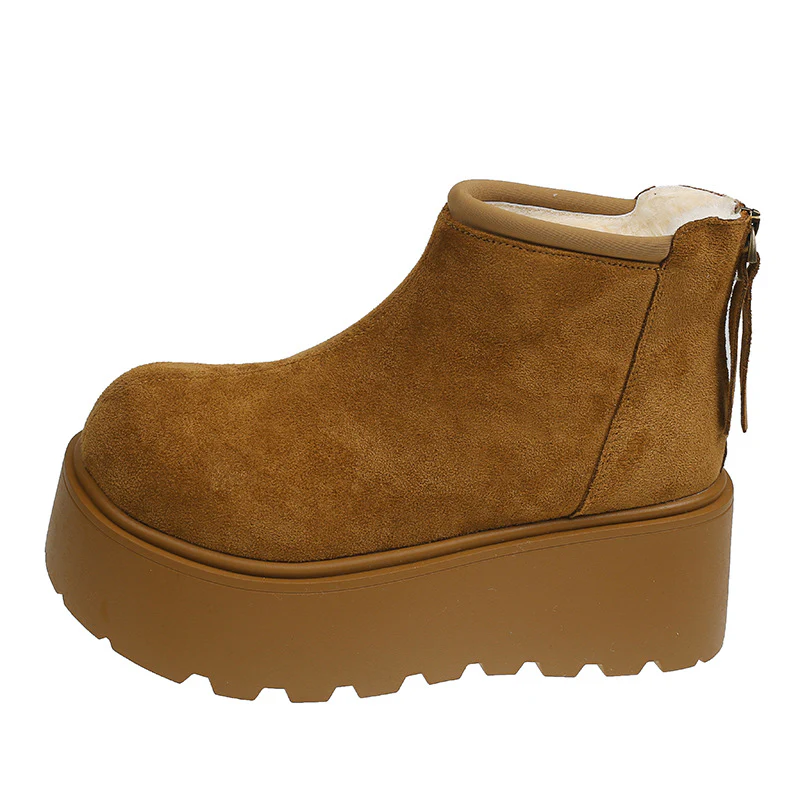 Damen Platform-Stiefelette mit kuscheligem Innenfutter Heidi Mode - Image 5