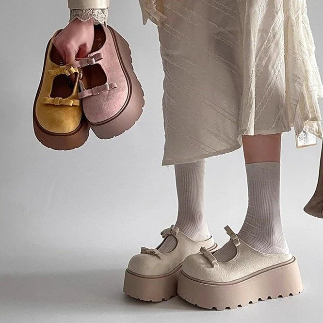 Damen Plattform-Sandalen mit dekorativen Schleifendetails Heidi Mode - Image 4
