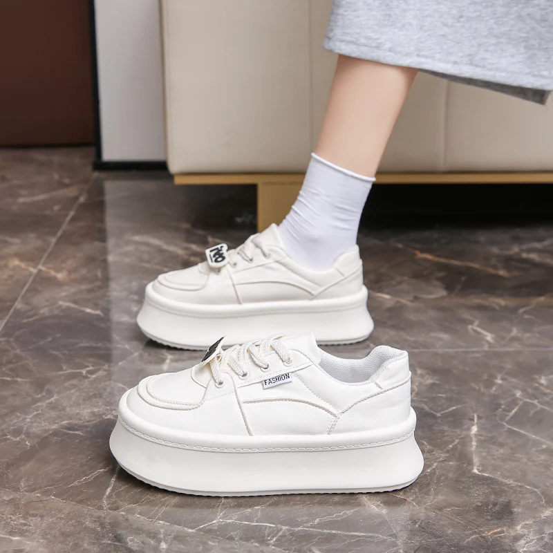 Damen Plattform-Sneaker mit modernem Design und ausgeprägtem Sohlenprofil Heidi Mode - Image 3
