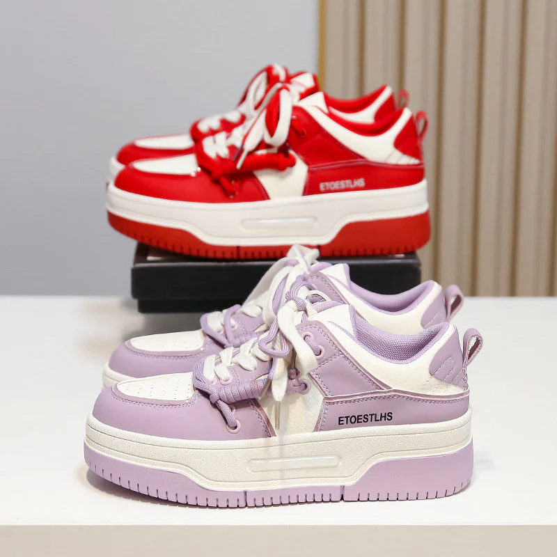 Damen Plattform-Sneaker mit modischem Design und komfortabler Profilsohle Heidi Mode