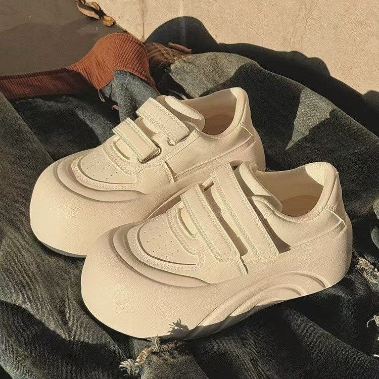 Damen Plattform-Sneaker mit verstellbaren Klettverschlüssen und komfortabler Dämpfung Heidi Mode