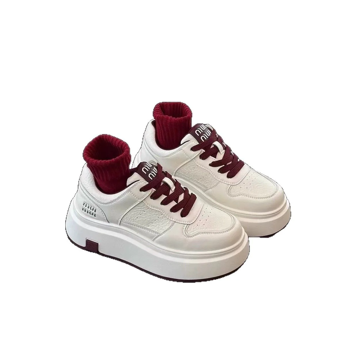 Damen Plattform Sneakers mit einzigartigem Obermaterial und ergonomischer Passform Heidi Mode - Image 5