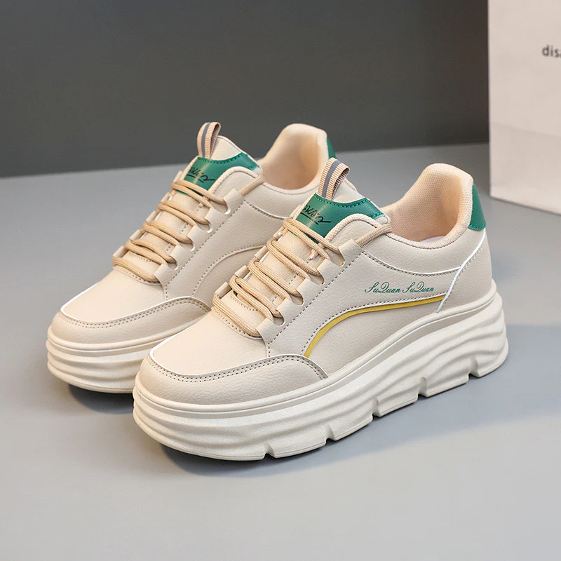 Damen Plattform Sneakers mit ergonomischer Dämpfung und modischem Design Heidi Mode - Image 3
