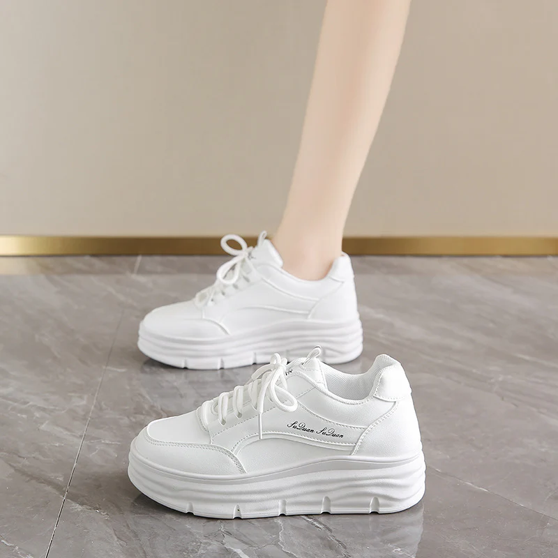 Damen Plattform Sneakers mit ergonomischer Dämpfung und modischem Design Heidi Mode - Image 4