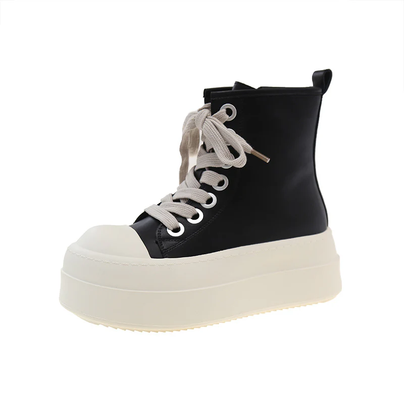 Damen Plattform Sneakers mit modischem Obermaterial und auffälligem Absatz Heidi Mode - Image 7