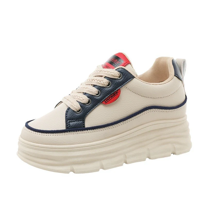 Damen Plattform Sneakers mit modischer Gummilaufsohle und atmungsaktivem Obermaterial Heidi Mode - Image 5