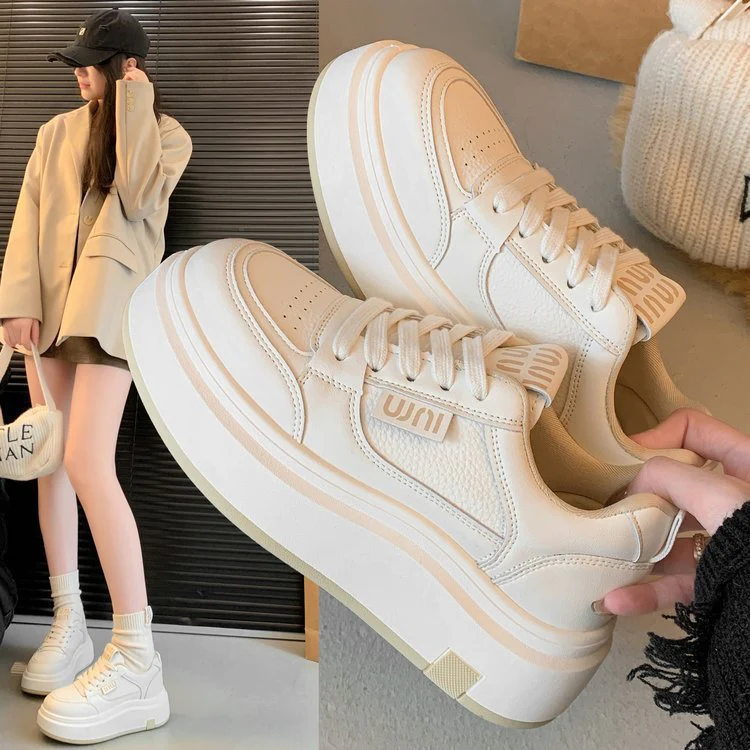 Damen Plattform Sneakers mit modischer Silhouette und rutschfester Außensohle Heidi Mode - Image 2