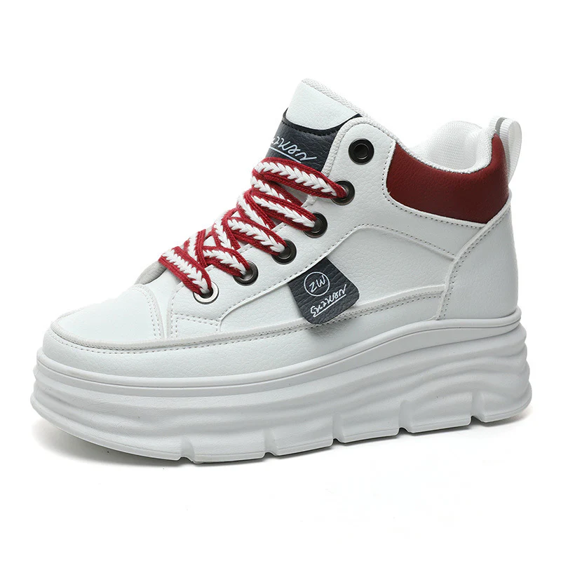 Damen Plattform Sneakers mit trendigem Farbdesign und extrakompakter Sohle Heidi Mode - Image 5