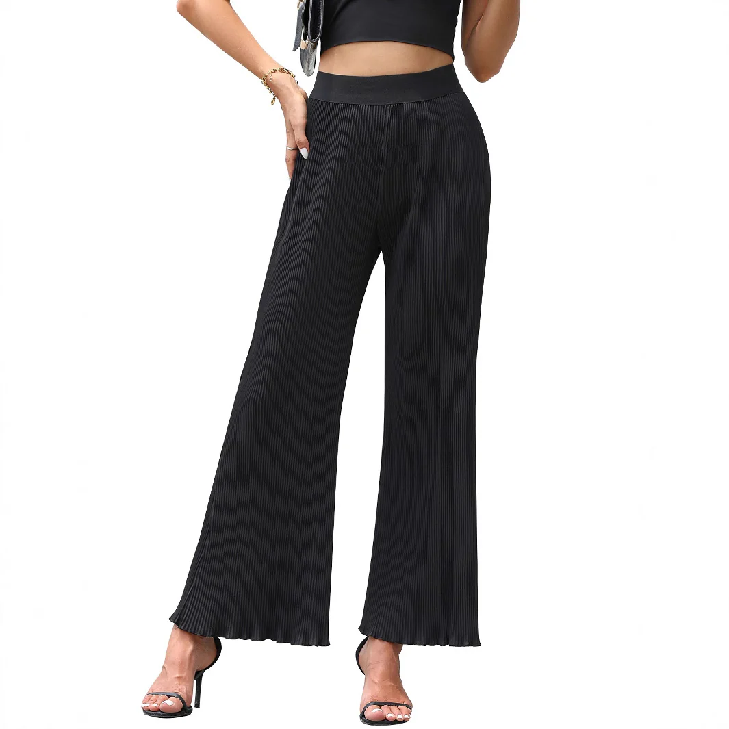 Damen Plisseehose mit elegantem Schnitt und hohem Bund Heidi Mode - Image 2