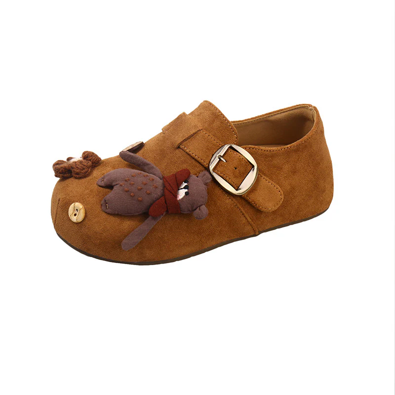 Damen Plüschige Clogs mit verspieltem Tierdesign Heidi Mode - Image 5