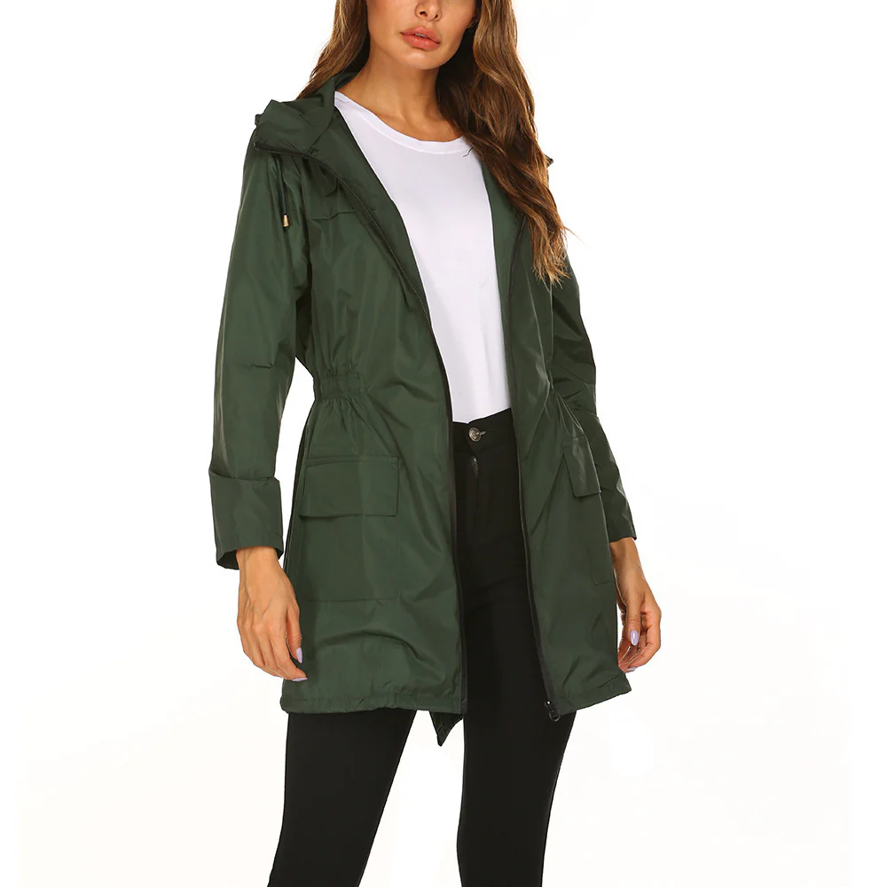 Damen praktische Freizeitjacke mit verstellbarem Bund und großen Taschen Heidi-Mode - Image 10