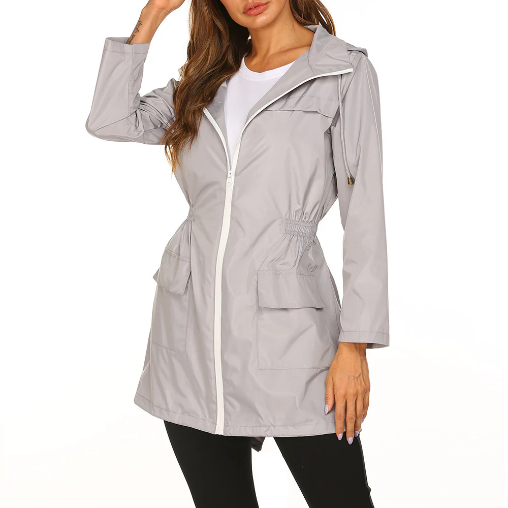 Damen praktische Freizeitjacke mit verstellbarem Bund und großen Taschen Heidi-Mode - Image 2