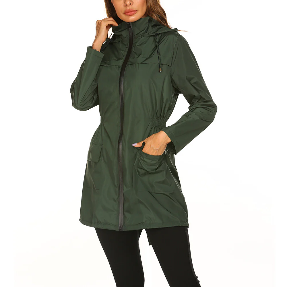 Damen praktische Freizeitjacke mit verstellbarem Bund und großen Taschen Heidi-Mode - Image 5