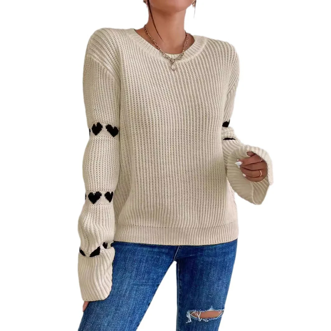 Damen Pullover mit romantischem Herzdesign Heidi-Mode - Image 5