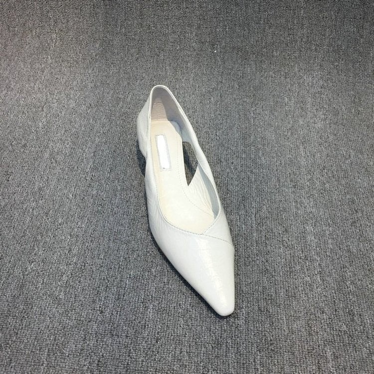 Damen Raffinierte Spitze Ballerinas mit Geschmeidiger Lederoberfläche Heidi-Mode - Image 7
