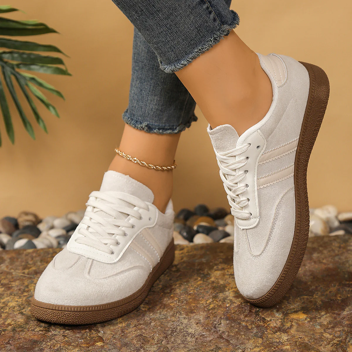 Damen Retro-Laufschuhe mit bequemer Sohle und hochwertigem Obermaterial Heidi Mode