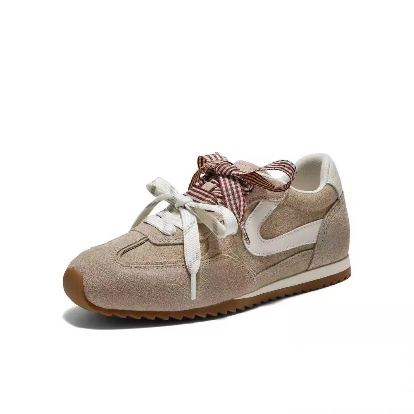 Damen Retro Sneakers mit hochwertigem Wildleder und modischem Riemen Heidi Mode - Image 6