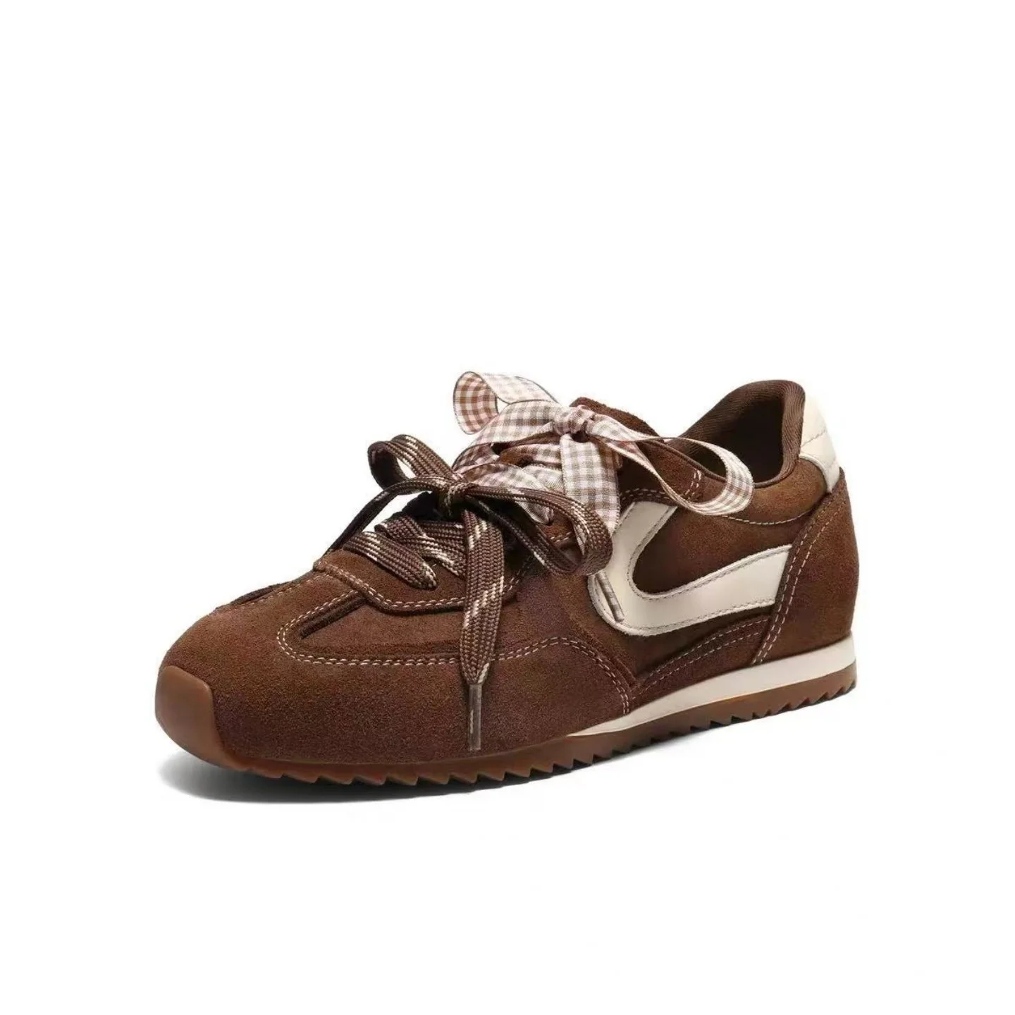 Damen Retro Sneakers mit hochwertigem Wildleder und modischem Riemen Heidi Mode - Image 7