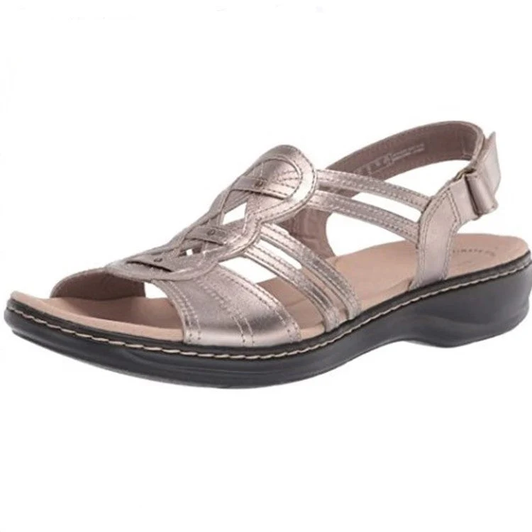Damen Riemchen-Sandalen mit Komfortsohle und Verstellbarem Riemen Heidi-Mode - Image 7