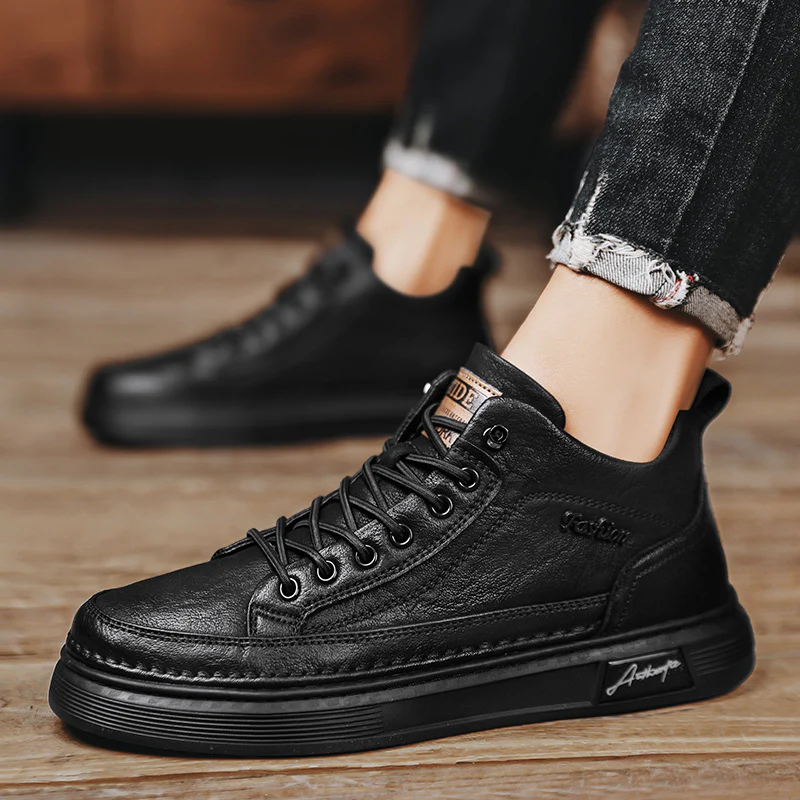 Damen Robuste High-Top Sneakers mit strapazierfähigem Obermaterial Heidi Mode - Image 3