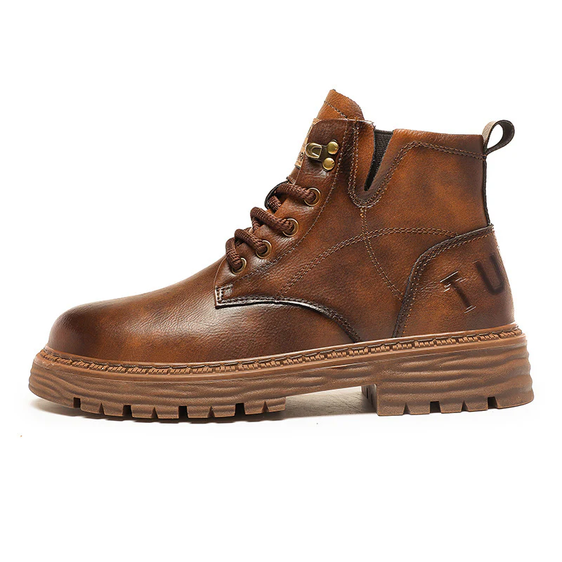 Damen robuste Schnürboots aus hochwertigem Kunstleder Heidi Mode - Image 5