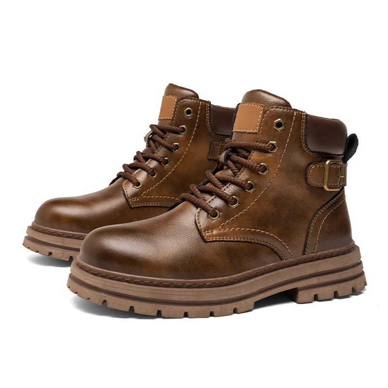 Damen Robuste Schnürboots aus strapazierfähigem Kunstleder Heidi Mode - Image 5