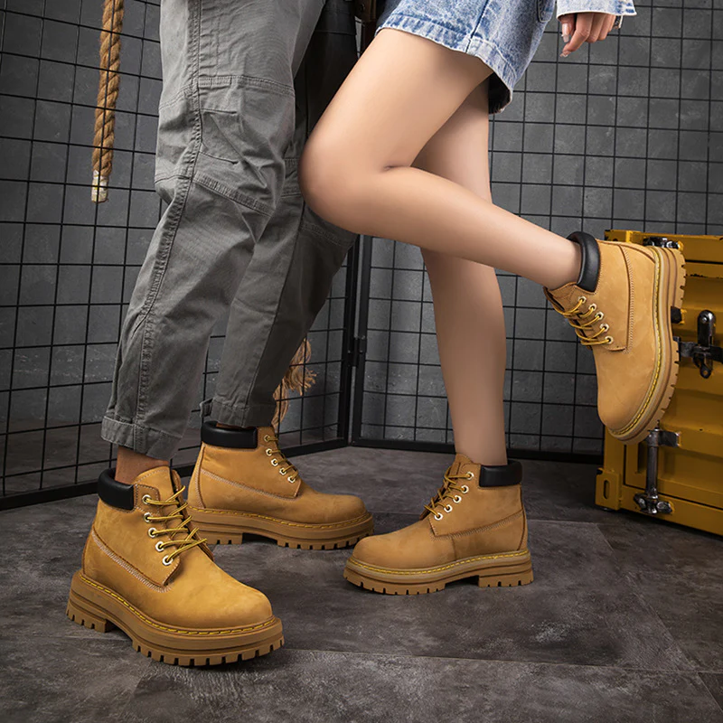 Damen robuste Schnürboots mit rutschfester Profilsohle und atmungsaktivem Obermaterial Heidi Mode - Image 4
