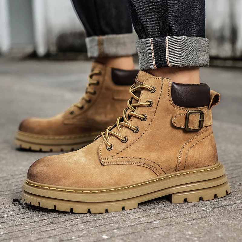 Damen Robuste Schnürboots mit rutschfester Profilsohle und hochwertigem Obermaterial Heidi Mode