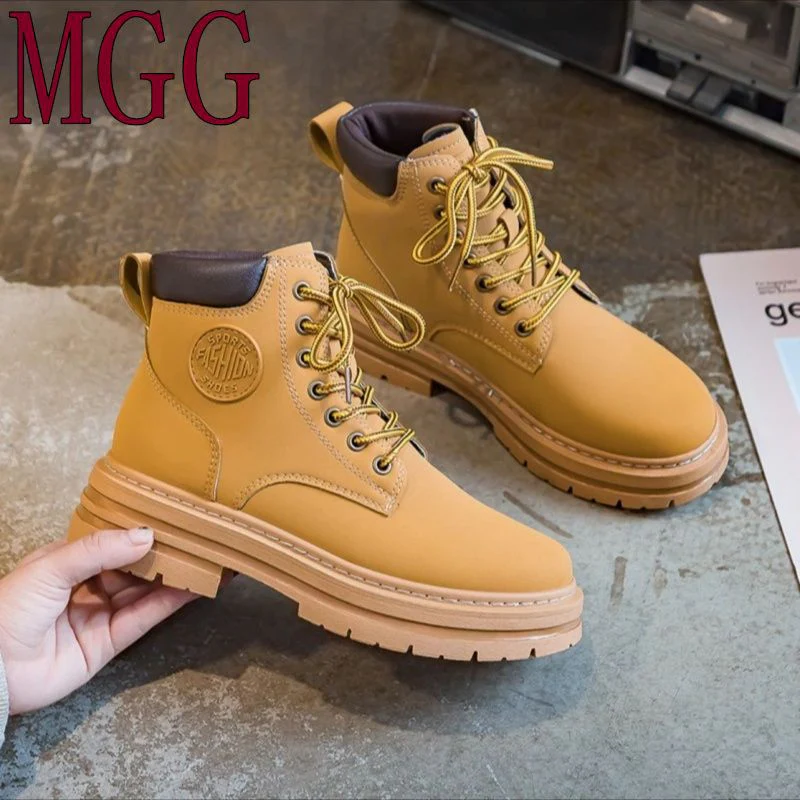 Damen robuste Schnürstiefel mit rutschfester Profilsohle Heidi Mode - Image 3
