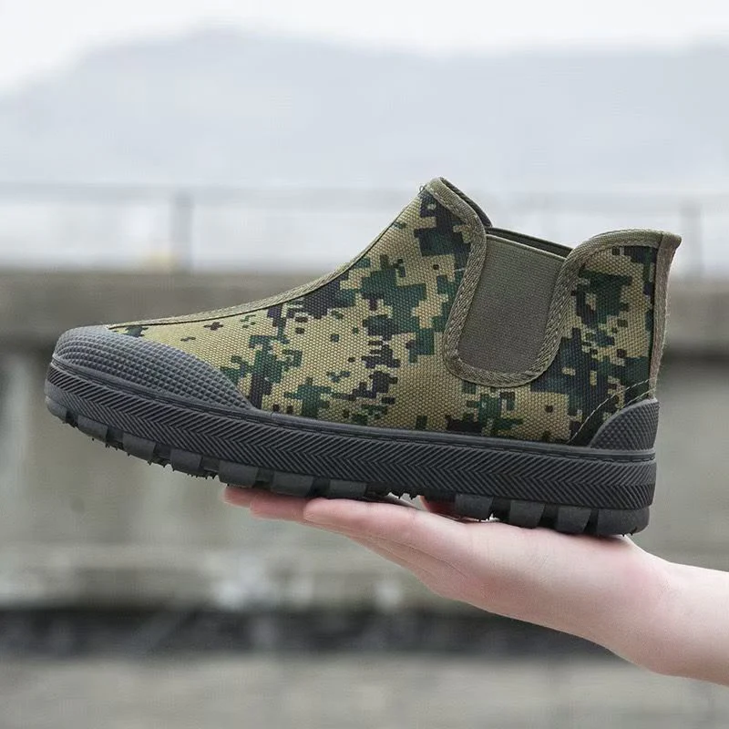 Damen robuste und bequeme Stiefeletten mit Camouflage-Muster Heidi Mode - Image 2