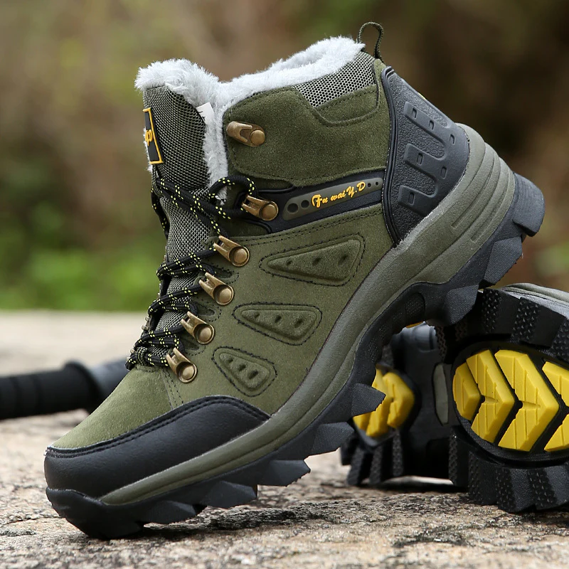 Damen Robuste Wanderstiefel mit isolierendem Innenfutter und rutschfester Sohle Heidi Mode - Image 3