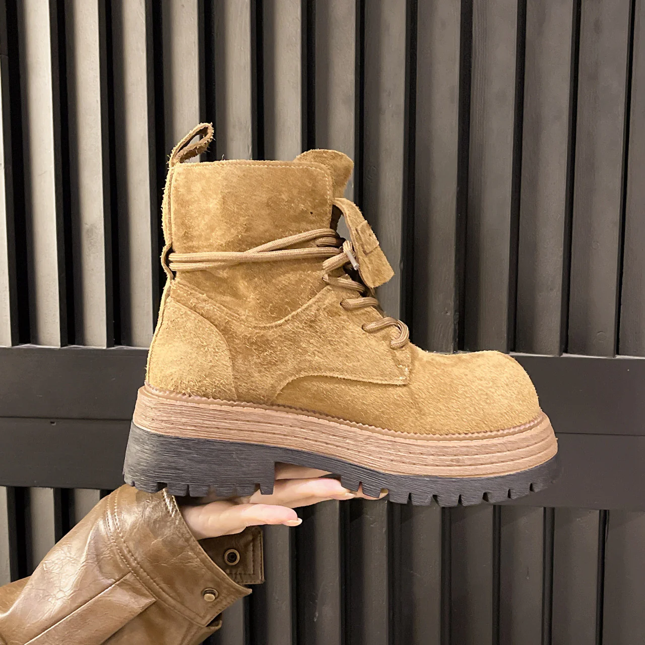 Damen robuste Winterboots mit authentischem Wildleder und stabiler Gummisohle Heidi Mode - Image 3