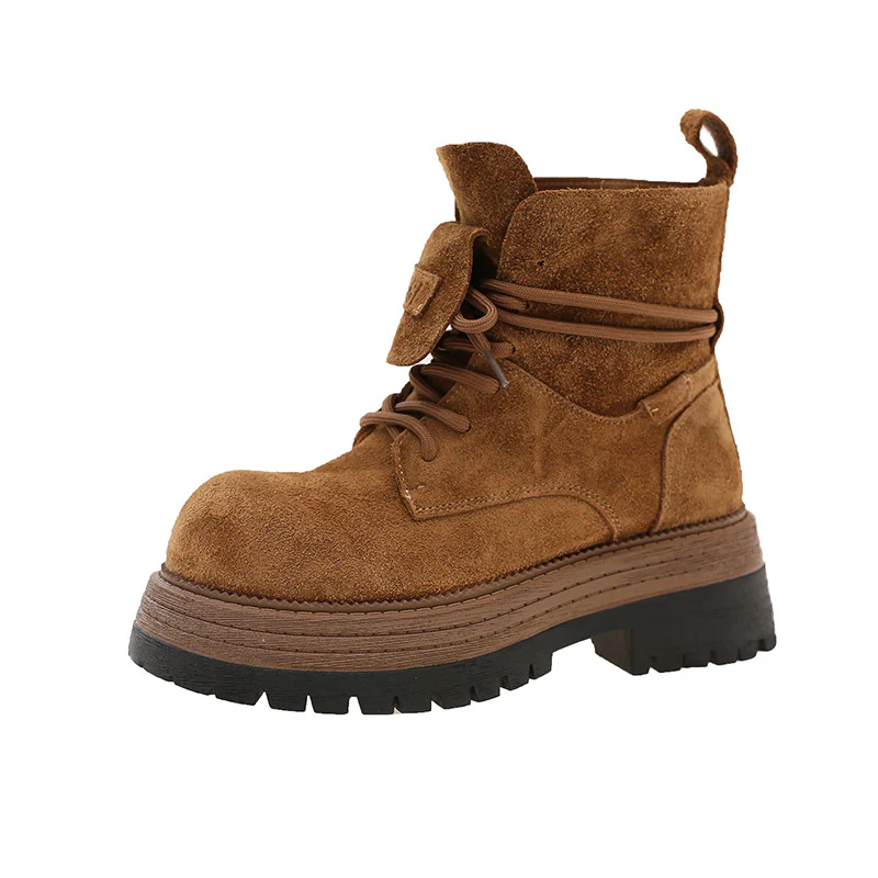 Damen robuste Winterboots mit authentischem Wildleder und stabiler Gummisohle Heidi Mode - Image 5