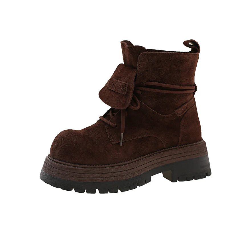 Damen robuste Winterboots mit authentischem Wildleder und stabiler Gummisohle Heidi Mode - Image 7