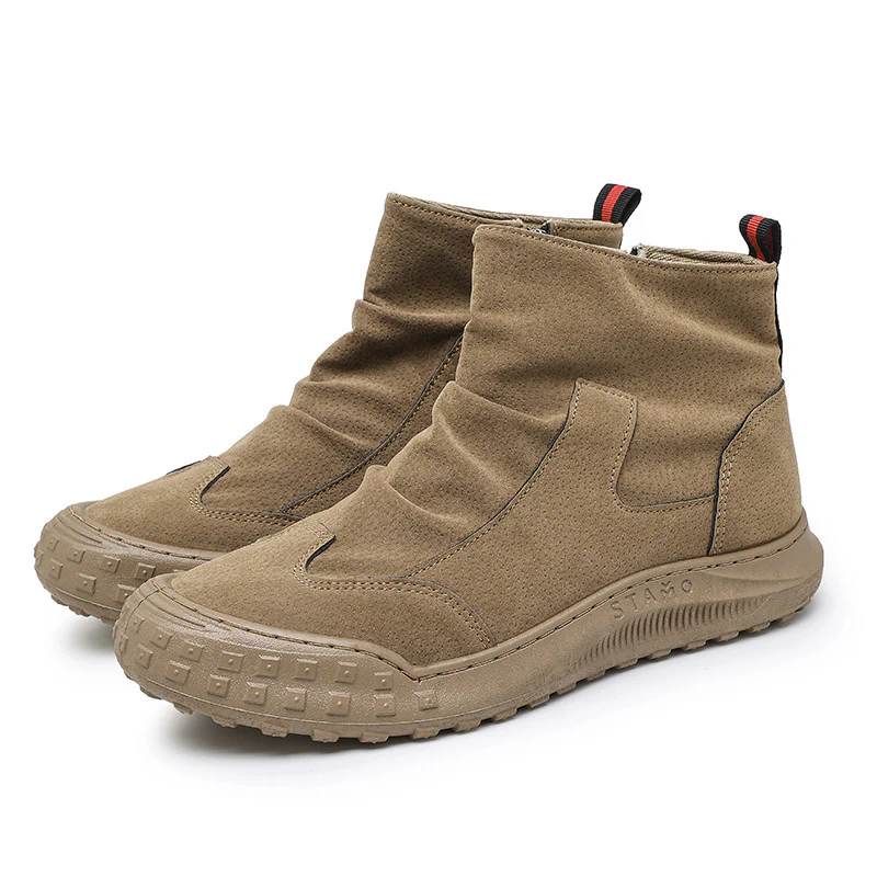 Damen robuste Zip-Up Stiefel mit bequemem Fußbett Heidi Mode - Image 5