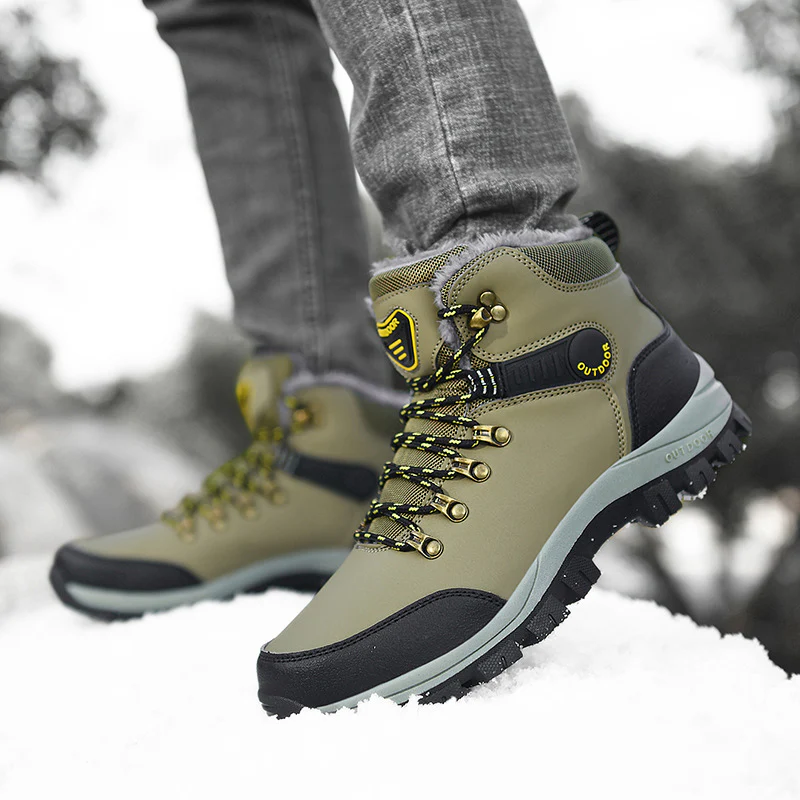 Damen robuster Winterstiefel mit Futter und rutschfester Sohle Heidi Mode - Image 3
