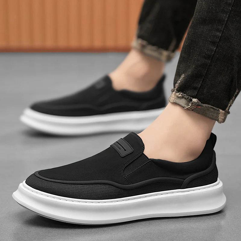 Damen Rutschfeste Slip-On Sneakers mit atmungsaktivem Obermaterial Heidi Mode - Image 3