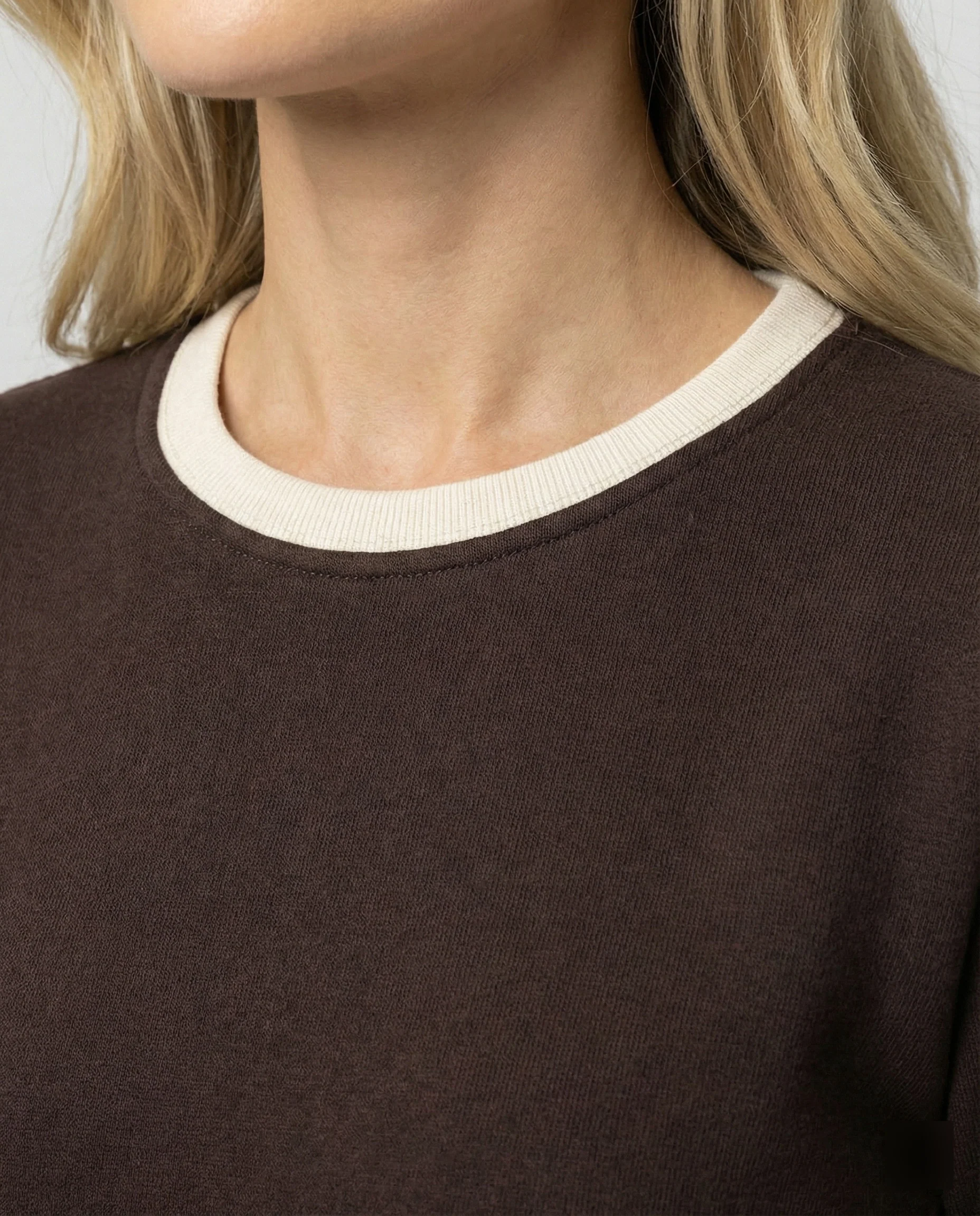 Damen Samtshirt Lockerer Fit Doppelseitig Verdickt Langarm Oberteil - Image 2
