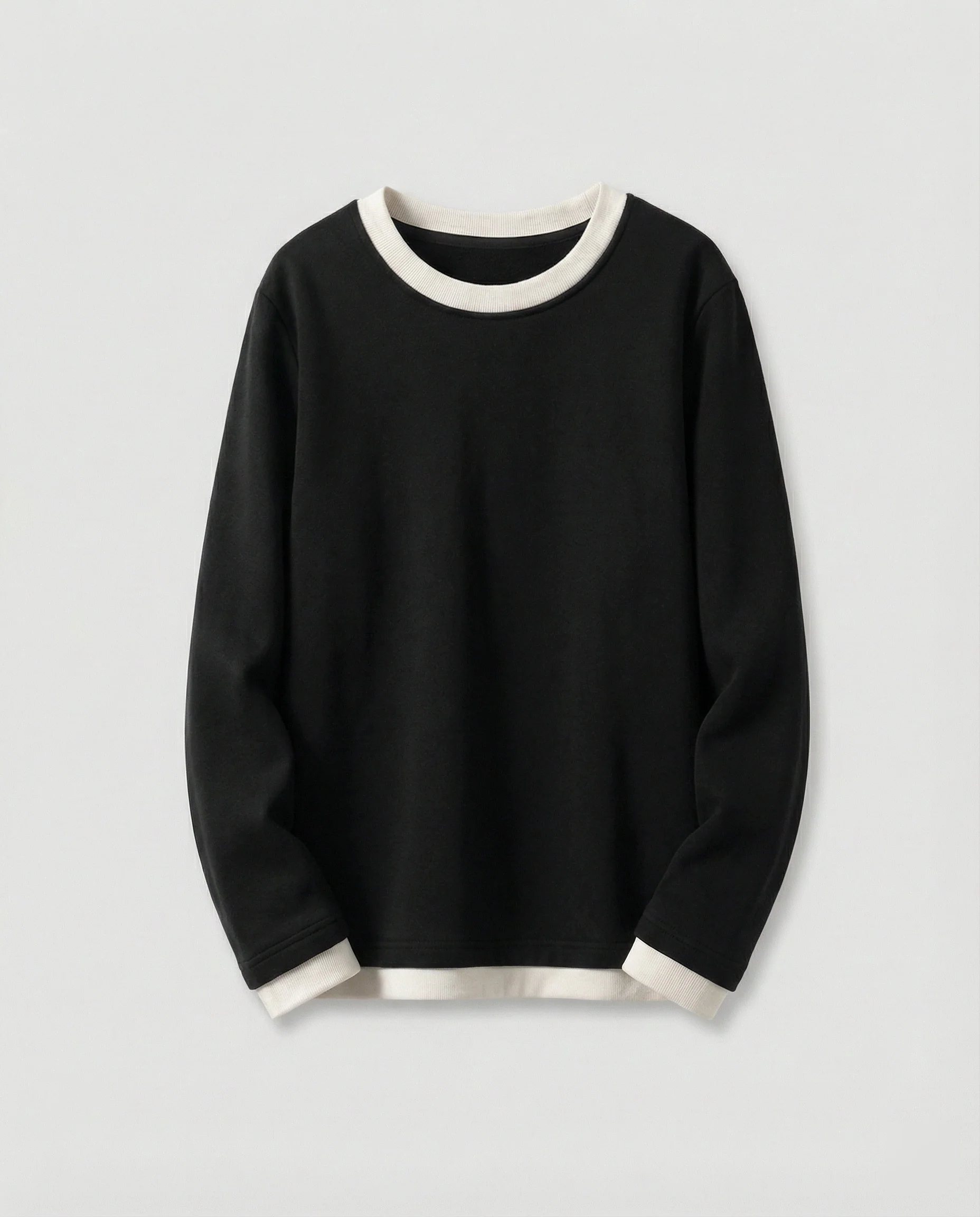 Damen Samtshirt Lockerer Fit Doppelseitig Verdickt Langarm Oberteil - Image 6