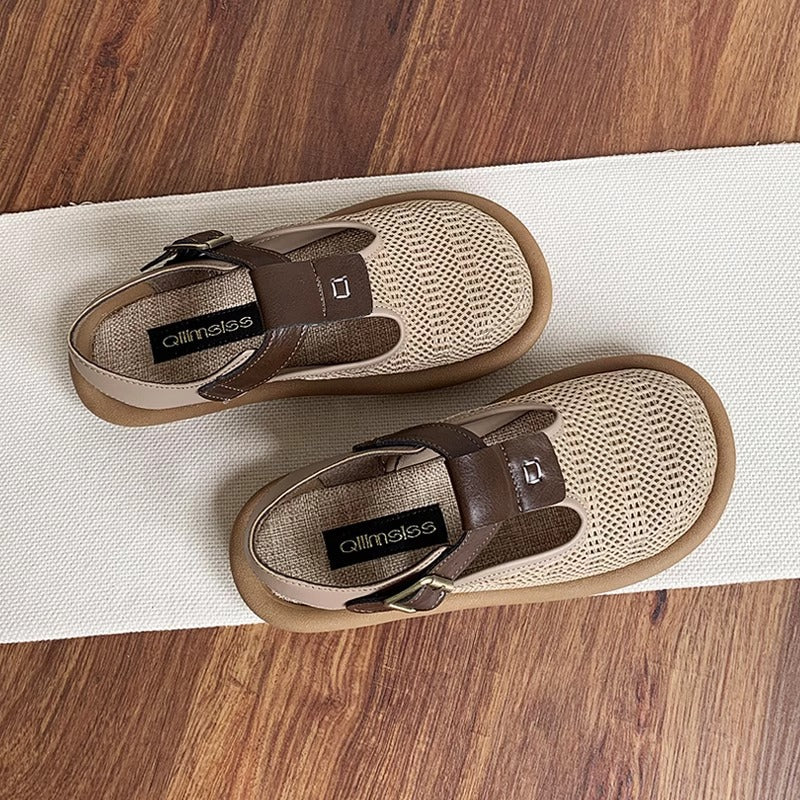 Damen Sandalen mit atmungsaktiver Netzstruktur und verstellbarem Riemen Heidi Mode - Image 6